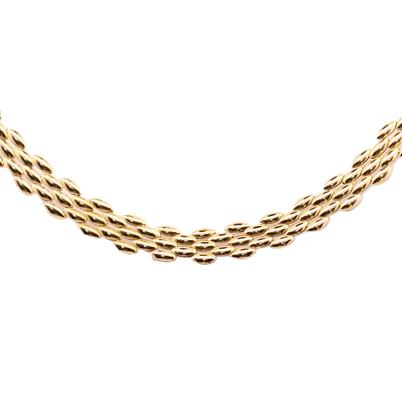 Estate 18 Karat Yellow Gold Necklace Measuring 16 Inches